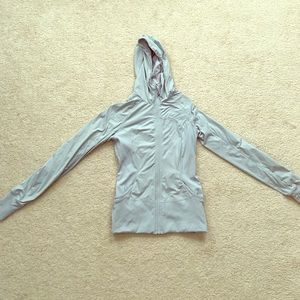 Lululemon Light Gray Reversible Hoodie - Size 6